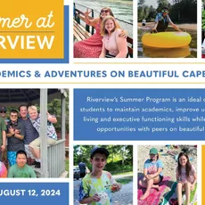 Summer at Riverview offers programs for three different age groups: Middle School, ages 11-15; High School, ages 14-19; and the Transition Program, GROW (Getting Ready for the Outside World) which serves ages 17-21.⁠
⁠
Whether opting for summer only or an introduction to the school year, the Middle and High School Summer Program is designed to maintain academics, build independent living skills, executive function skills, and provide social opportunities with peers. ⁠
⁠
During the summer, the Transition Program (GROW) is designed to teach vocational, independent living, and social skills while reinforcing academics. GROW students must be enrolled for the following school year in order to participate in the Summer Program.⁠
⁠
For more information and to see if your child fits the Riverview student profile visit hbmsfz.com/admissions or contact the admissions office at admissions@hbmsfz.com or by calling 508-888-0489 x206